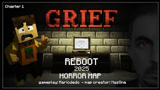 Grief Reboot Chapter 1 😱👹 Minecraft Horror Map by Has0ne - Gameplay ita 👾😱 Map 2025