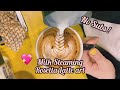 🇦🇺Rosetta Latte Art and Milk Steaming 🌿로제타 라떼아트, 우유 스티밍 하는 방법