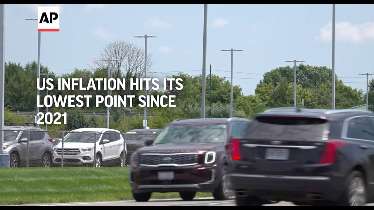 US inflation hits its lowest point since 2021 - YouTube