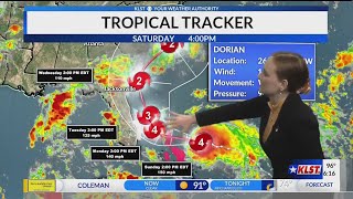 Klst Saturday 6Pm Forecast August 31, 2019