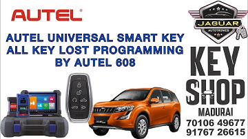 #keyprogramming AUTEL UNIVERSAL SMARTKEY TESTED IN XUV 500 2018 BY AUTEL 608 #autel #key 9176726615