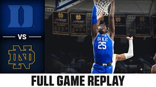 Duke vs. Notre Dame Full Game Replay | 2023-24 ACC Men’s Basketball