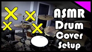 ASMR | Drum Tech POV | Setting up for a Rock Cover