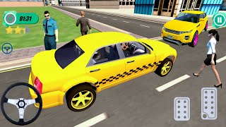 City Taxi Driver Simulator: Yellow Cab Drive - Android gameplay screenshot 2