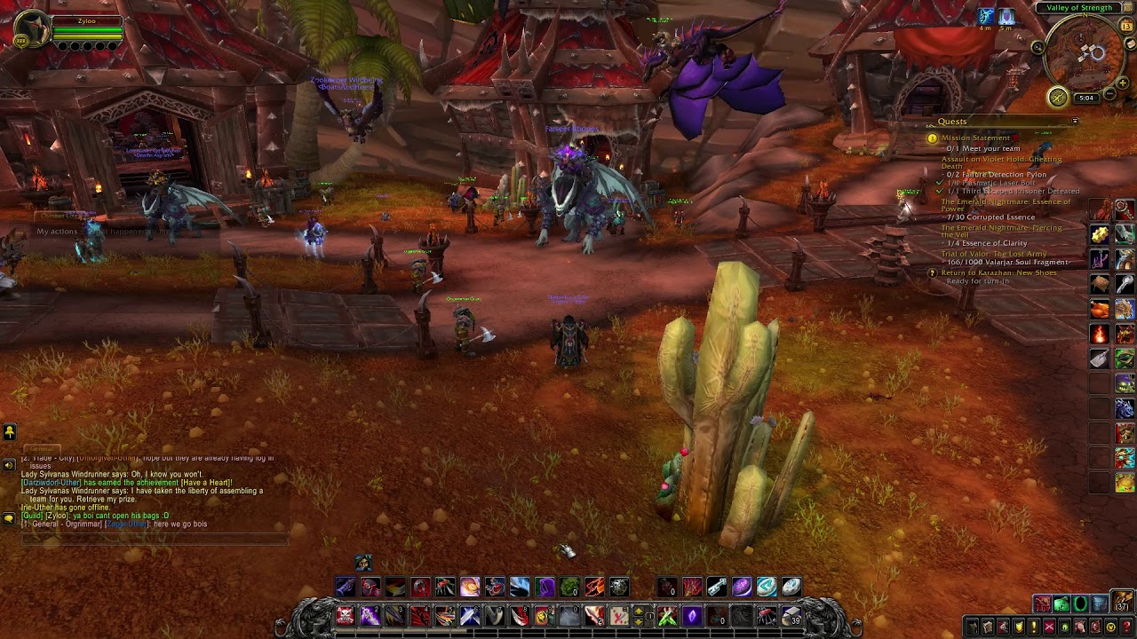 World of Warcraft, BfA, Launch Day Issues, Cant Open Bags! YouTube