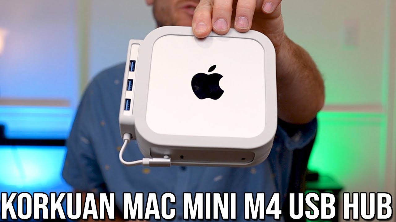 KorKuan 5-in-1 Mac Mini M4 USB Hub - YouTube