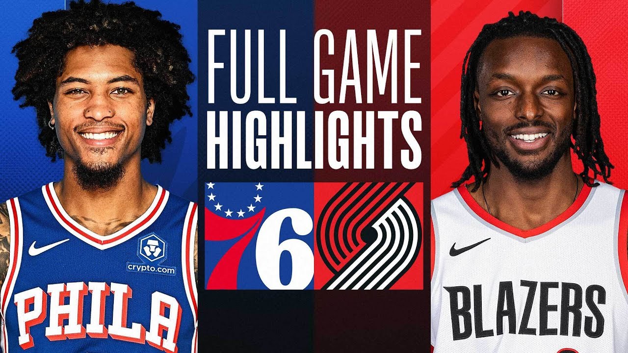 76ERS At TRAIL BLAZERS FULL GAME HIGHLIGHTS January 29 2024 YouTube 