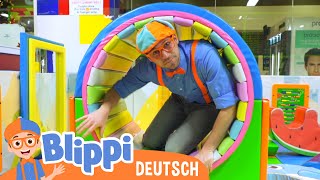 Blippi Deutsch - Blippi besucht einen Hallenspielplatz | Abenteuer und Videos für Kinder