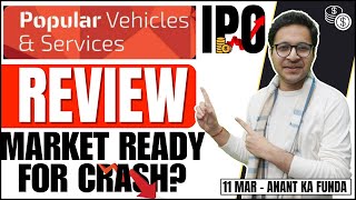 Popular Vehicles & Services Limited IPO - Review | Popular Vehicles IPO | Nifty fall | 11/03/2024 |