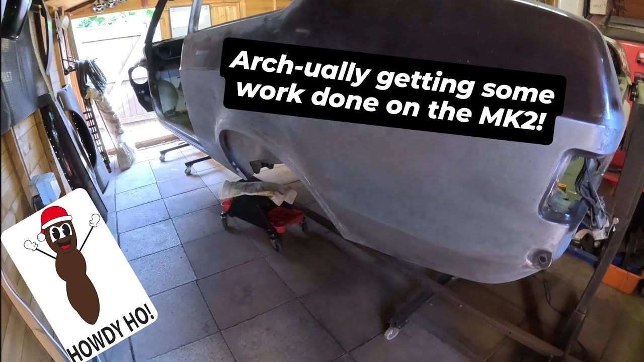 Mk2 Escort 2 door rear arch repair and modify