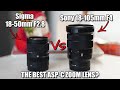 Sigma 18-50mm f2.8 vs Sony 18-105mm f4 | What is the BEST sub £500 APS-C Zoom Lens