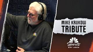 Giants honor Mike Krukow with in-stadium tribute after retirement announcement | NBC Sports BA