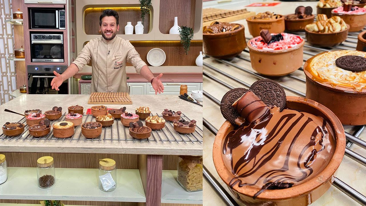 طريقة عمل طواجن كيك - طواجن كيك شوكولاتة - طواجن كيك فانيليا | المطعم مع الشيف محمد حامد