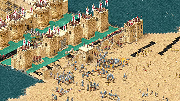 3 LINES OF DEFENSE vs EXTREME INVASION - Stronghold Crusader Definitive Edition