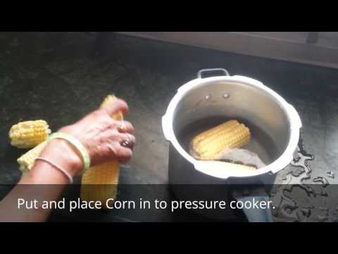 How to boil sweet corn in pressure cooker