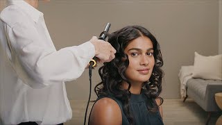 Black D Digital Curling Iron, Defined Curls