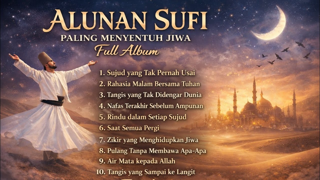 Alunan Sufi Paling Menyentuh Jiwa 🌙 Zikir Penenang Hati & Pikiran | Full Album