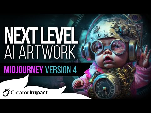 Midjourney's V4 AI Art Algorithm is INSANE!! (Here's how to use it!)