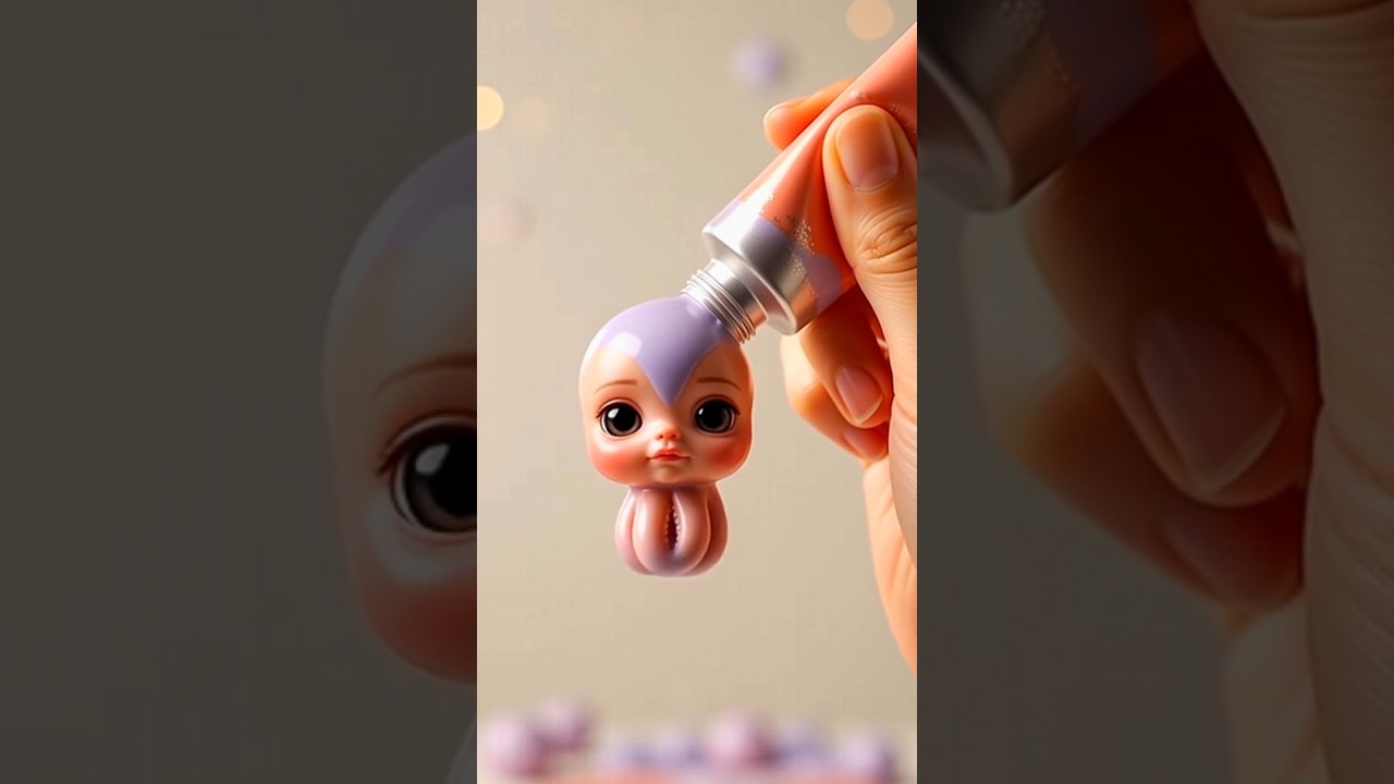 PAINT HIDES A CUTE MONSTER 😱🐙