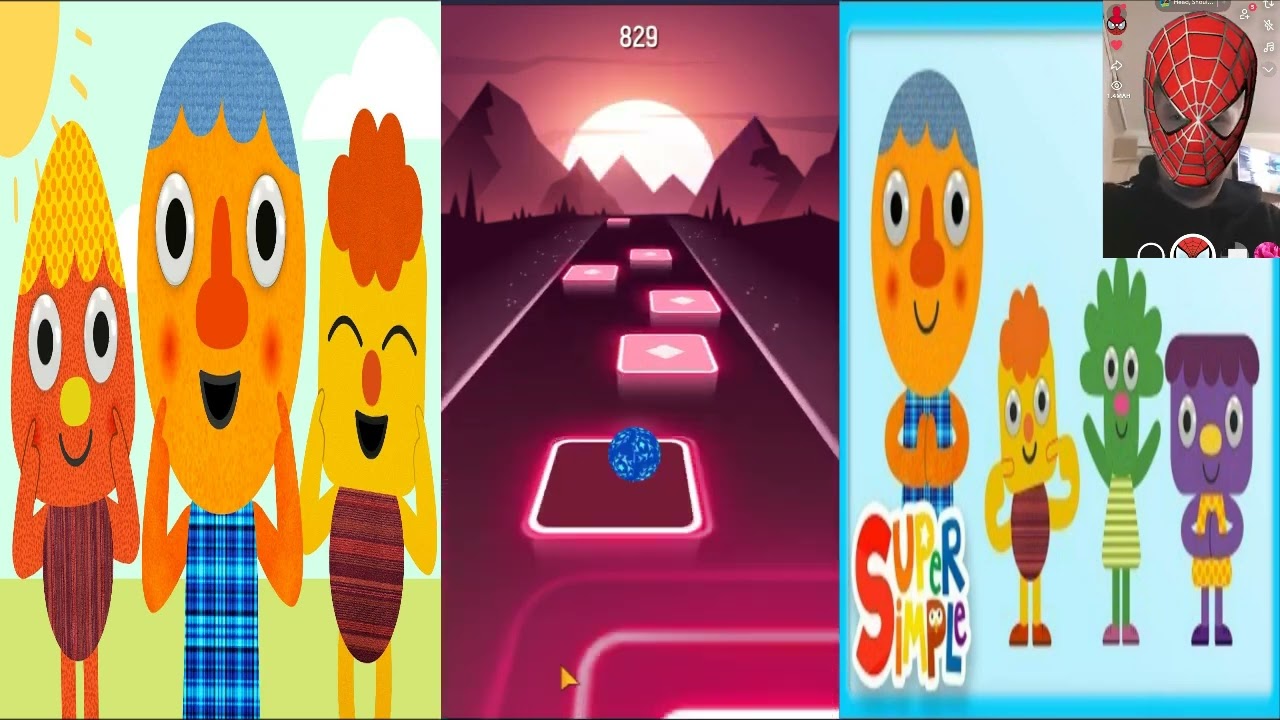 If You're Happy Noodle & Pals Super Simple Songs Tiles Hop Puzzle Top