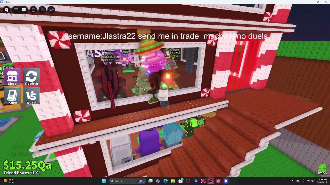 SAB LIVE TRADING AND PVP I HAVE LIKE 25 VOUCHERS ONLY TRADING MACHINE ...