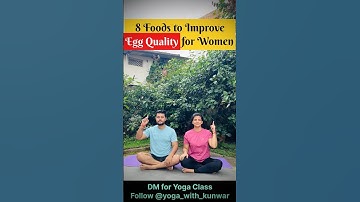 8 food to improve egg quality in women #fertility #fertilityjourney #eggquality #femalefertility