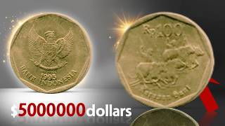 1995 Indonesia 100 Rupiah Coin Value | Rare Indonesian Coin Price