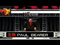 WWF Wrestlemania 2000 Paul Bearer Entrance and Finisher