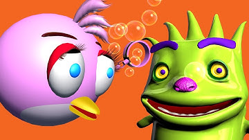 MEGA RUN starring ANGRY BIRDS ♫ 3D animated game mashup ☺ FunVideoTV - Style ;-))