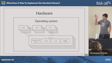 How To Implement the C++ Standard Library - (Part 1 of 2) - Christopher Di Bella - C++ on Sea 2024