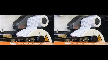 Flexographic printing machine for adhesive tape FGM 05