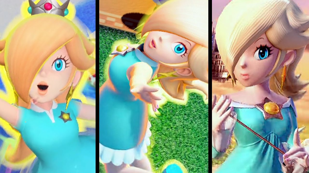 Super Mario - All ROSALINA'S Appearances on Switch - YouTube