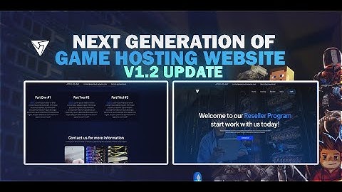 Next Cloud Game Hosting Website Template V1.2 🚀 [NEW PAGE]
