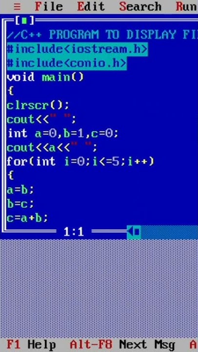Fibonacci Series using CPP / C++ - YouTube