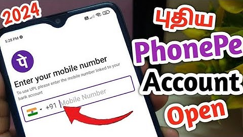 Phonepe Account Open Pannuvathu Eppadi Tamil/Phonepe Account Open Tamil/Phonepe 2024