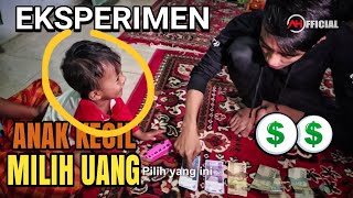 Eksperimen anak kecil bisa tidak memilih uang?