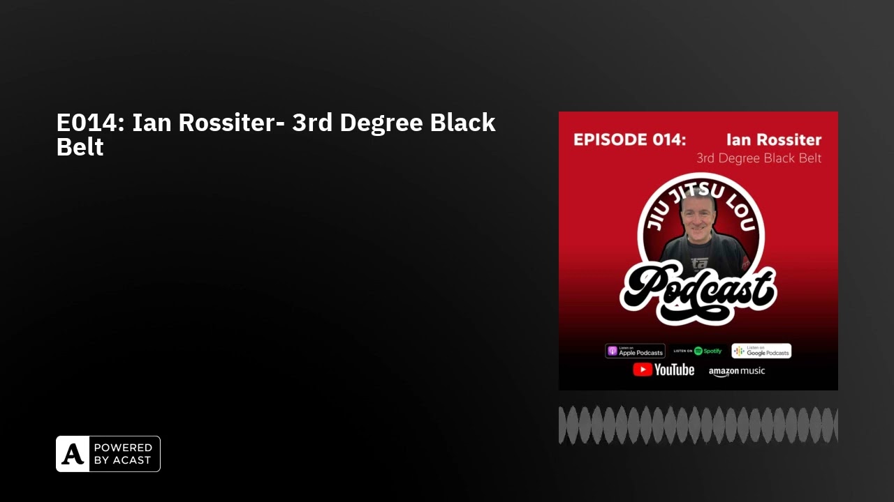 E014: Ian Rossiter- 3rd Degree Black Belt - AUDIO ONLY