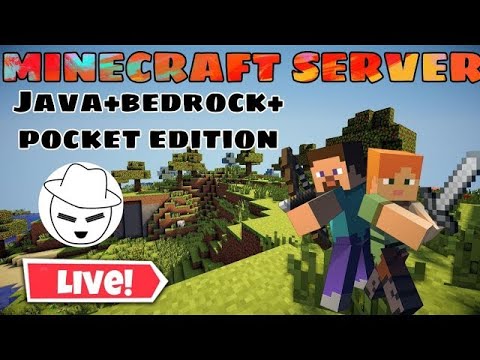Minecraft Live Streaming | Anyone Can Join | JAVA+BEDROCK | Mcpe Live ...