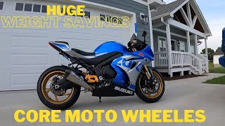 Core Moto wheels | Huge weight savings! | Wheelie king!