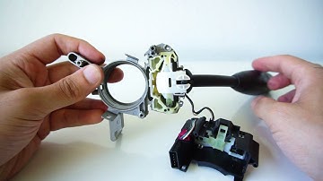 Mercedes Benz Disassemble Turn Signal Combination Switch and Mechanism of Action