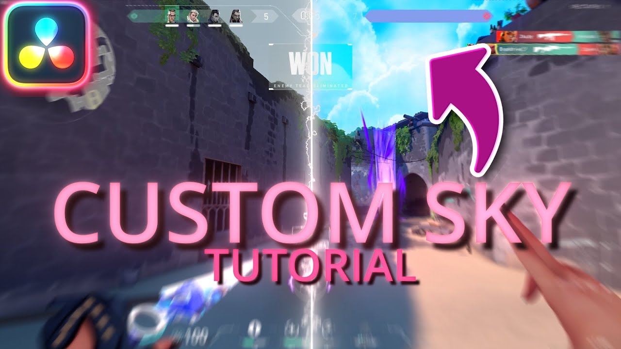 *TUTORIAL* HOW TO ADD CUSTOM SKY ☁️| DAVINCI RESOLVE | 4K - YouTube