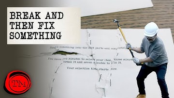 Break Something into the Most Pieces, Then Fix It | Full Task | Taskmaster