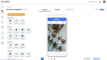 Categories in Actimo