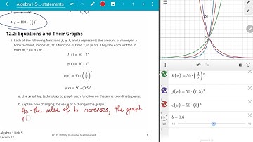IM Algebra 1 Unit 5 Lesson 12 Activity 2 Question 1b