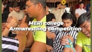 28th March 2024 MERI college Armwrestling competition 💪😈,#armwrestlingcompetition #trendingshorts