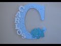 DIY | HOW TO Decorate Wooden Letter - Nursery Decor DIY | HOW TO Decorate Wooden Letter - Nursery Decor