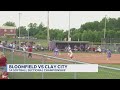 Bloomfield vs Clay City Girls Softball Sectional