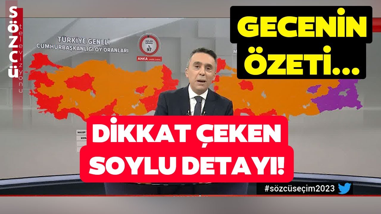 ⁣İşte Tarihi Seçim Gecesinin Özeti! Dikkat Çeken Soylu Detayı