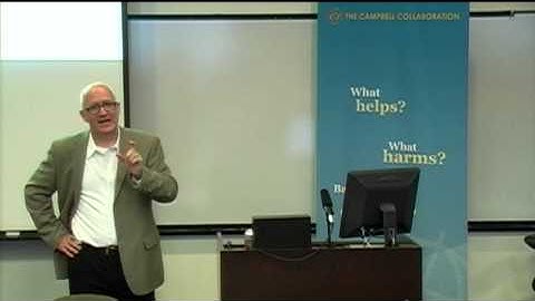 Calculating effect sizes, David Wilson