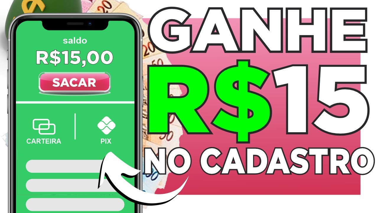 ✅GANHE R$15 REAIS PARA CADASTRAR CHAVE PIX – CADASTRE E GANHE 2022 / App PAGANDO NO CADASTRO 2022